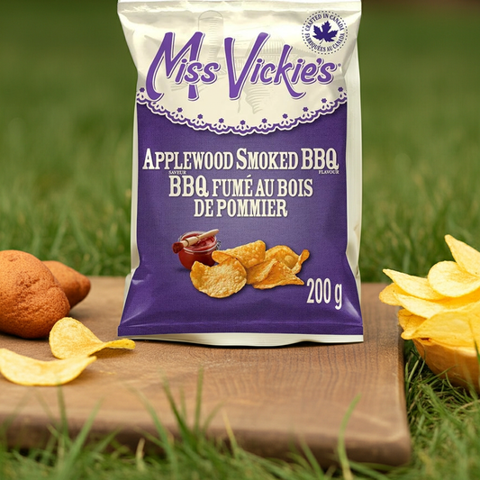 Croustilles au goût de barbecue fumé au bois de pommier Miss Vickie's Paquet de 10 (10 x 200 g)
