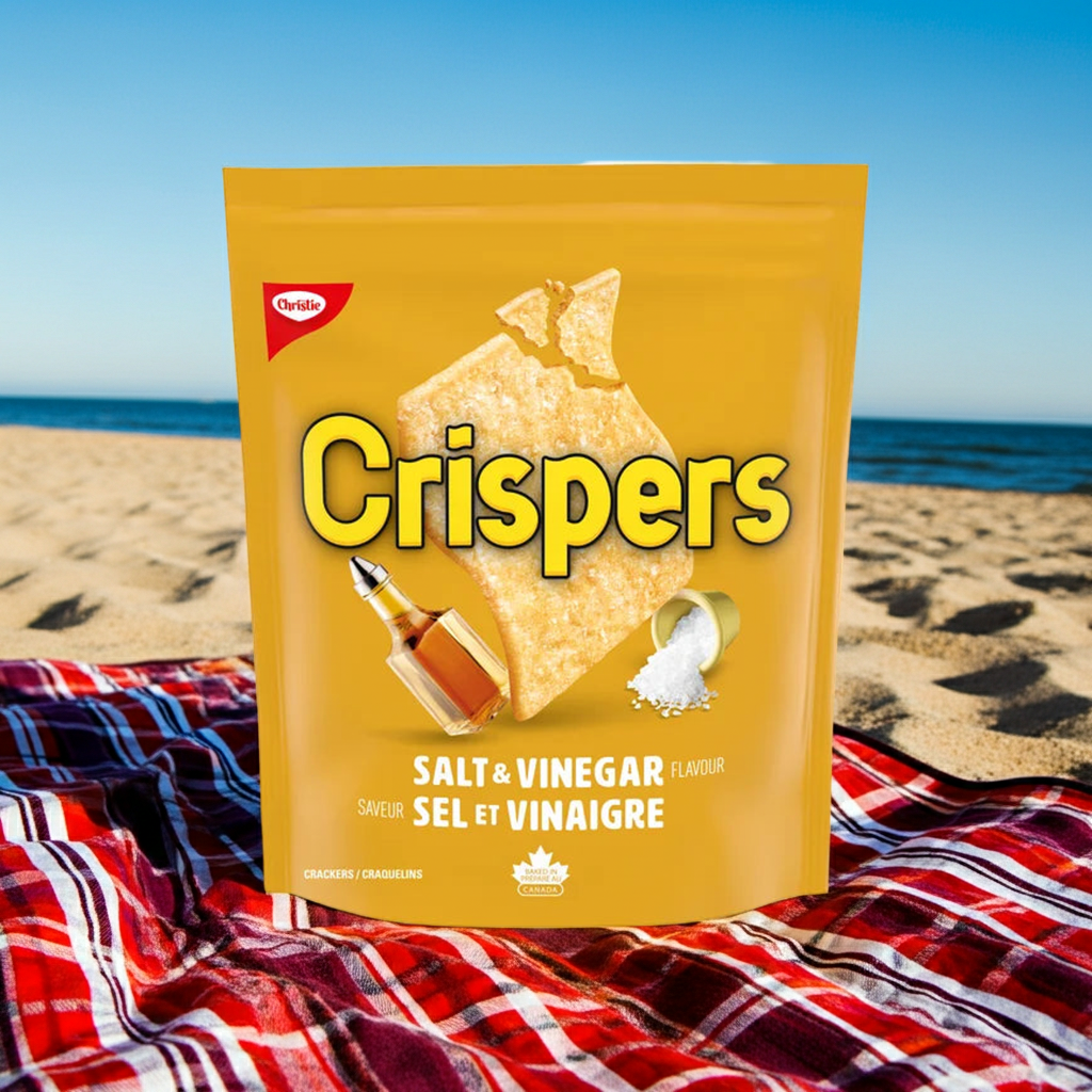 Crispers Snack Vinaigre et Sel 145g