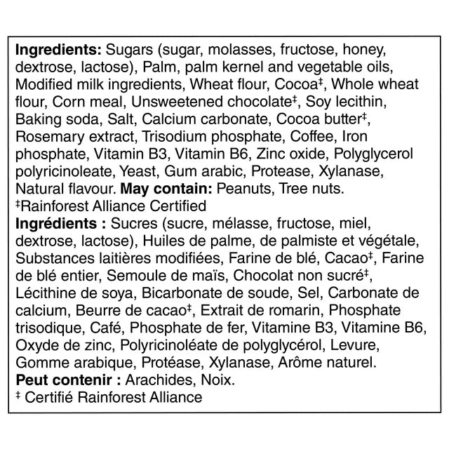Mélanges de café Nestle Pépites Chocolatées (110g)