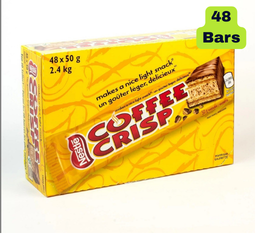 Barre chocolatée gaufrée Coffee Crisp paquet de 48 (48 x 50 g)