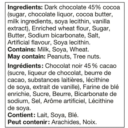 Biscuits au beurre au chocolat noir Leclerc Célébration 240G