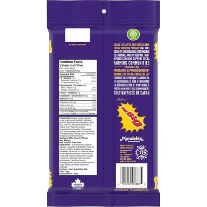 Lot de 4 barres de chocolat Cadbury Mr Big (4 x 50 g)