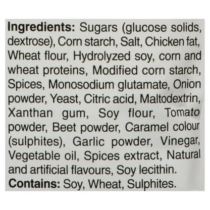 List of ingredients with a focus on food products on a white background
