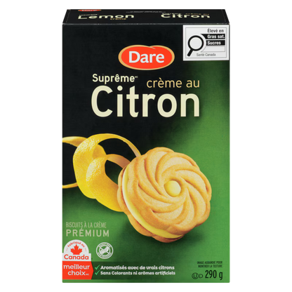 Biscuits suprêmes crème citron Dare (290g)