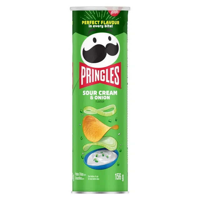 Pringles Chips Saveur Crème Sure et Oignon (156g)