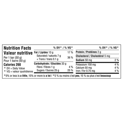 Barre de chocolat Coffee Crisp format régulier (50 g)