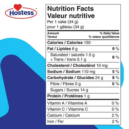 Hostess Twinkies Gâteaux serpent 6 paquets 202 g