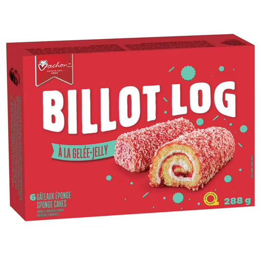 Gâteaux Vachon Billet Log fourrés à la gelée, paquet de 6, 288 g