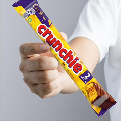 Barre chocolatée Cadbury Crunchie Format familial (66g)