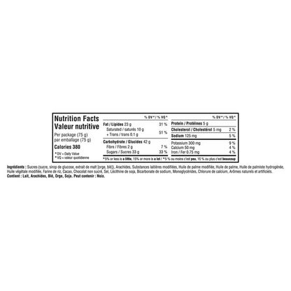 Cadbury Wunderbar Barre Chocolat Format Géant (75g)