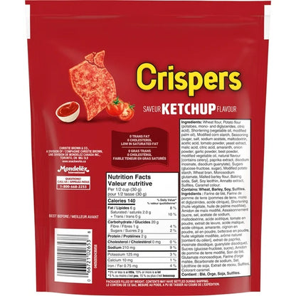 Crispers Saveur Ketchup Croustilles 12 Paquets (12 x 145g)