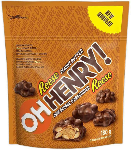 Oh Henry Reese's Peanut Butter Bites Sachet grand format (180 g)