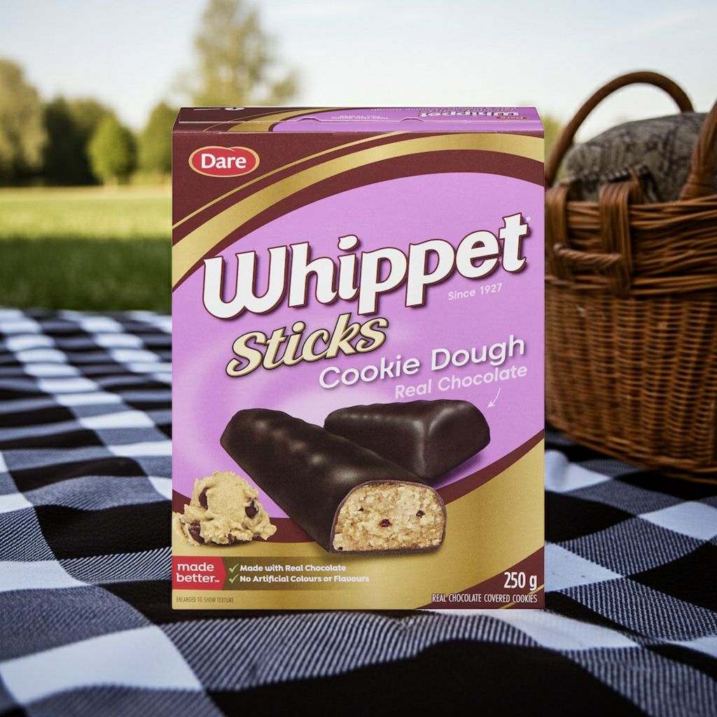Bâtonnets de pâte à biscuits Whippet de Dare (250 g)