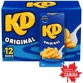Kraft Dinner Original Macaroni au Fromage 12 Paquets (12 x 200G)
