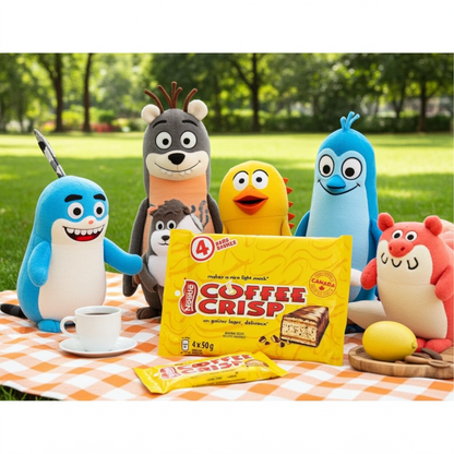 Barre chocolatée gaufrée Coffee Crisp paquet de 4 (50 g x 4)
