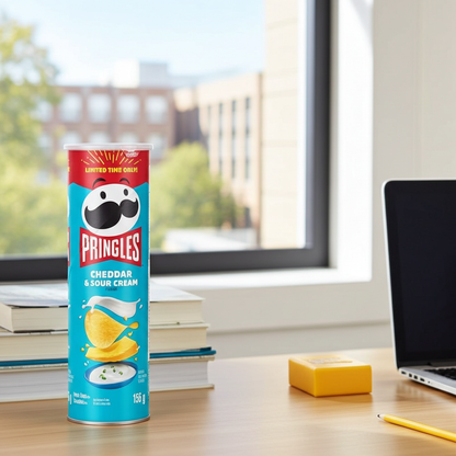 Pringles Croustilles de pommes de terre Cheddar et Crème sure (156g)