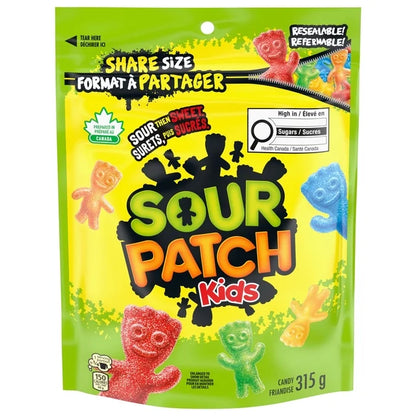 Bonbons gommeux originaux Sour Patch Kids (315g)