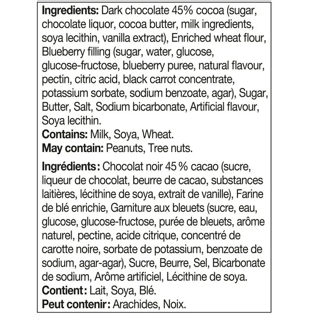 Biscuits aux truffes aux bleuets Leclerc Célébration (240G)