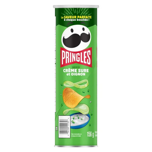 Pringles Chips Saveur Crème Sure et Oignon (156g)
