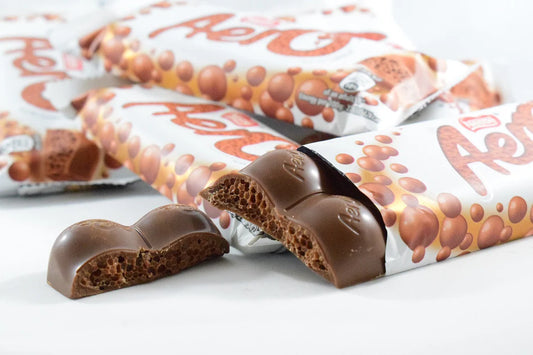 Tablette de chocolat au lait Nestlé Aero, paquet de 48 (48 x 42g)