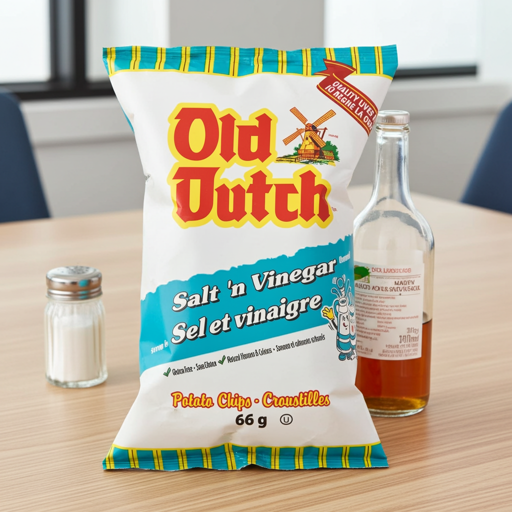Croustilles Salées et Vinaigrées Old Dutch (235g)