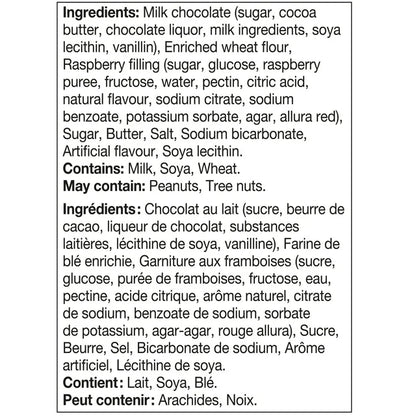 Biscuits au Chocolat au Lait et Framboise Célébration Leclerc (240G)