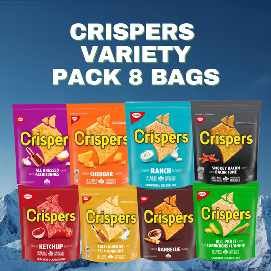 Crispers Paquet Variété Grand Format (8 sacs grand format) (1,5 kg / 3,3 lb)