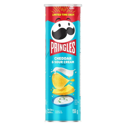 Pringles Croustilles de pommes de terre Cheddar et Crème sure (156g)