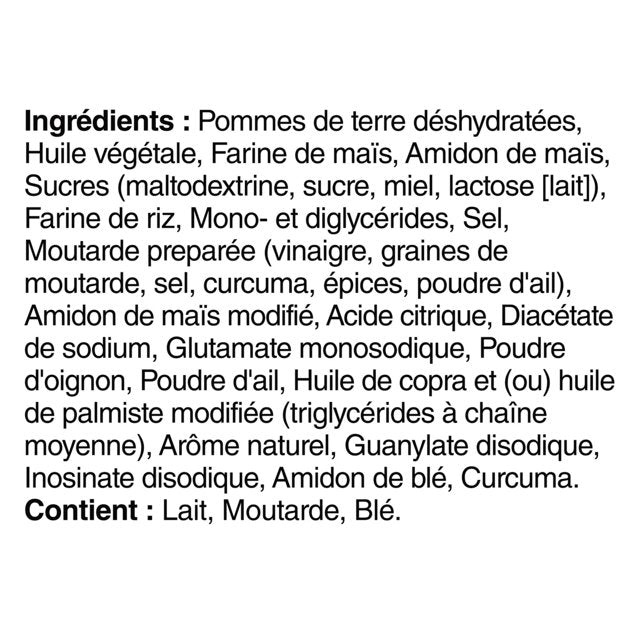 Tuiles de pommes de terre Pringles Miel et Moutarde (156 g)